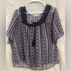Patterned Maurice’s Blouse
